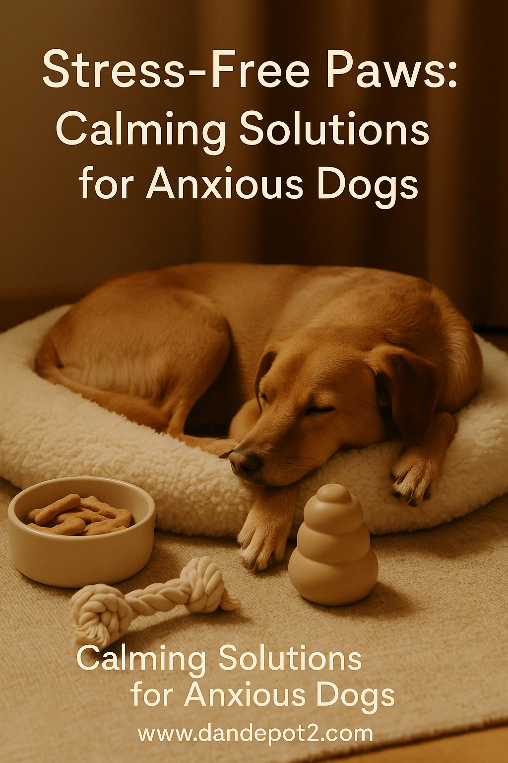 🐾 Stress-Free Paws: Calming Solutions for Anxious Dogs