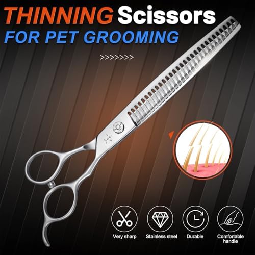 High-end Professional Dog Grooming Thinning Scissors Teeth Cutting Blending - Image 6