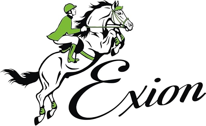 Exion Pre-Stretched Leather Stirrup Leathers for English Saddles | Premium Vegetable-Tanned Non-Stretch Stirrups for Jumping, Dressage & Schooling | 18-Hole Numbered Adjustment & SS Buckles