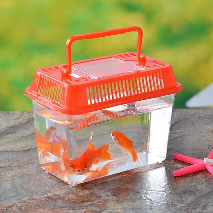 FRCOLOR 2pcs plastic turtle fish tank turtle aquarium acrylic reptile cage amphibians habitat clear reptile breed container gecko habitat glass container Turtle Tank household breeding box