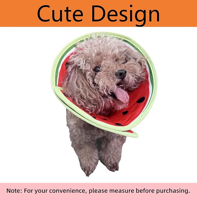 Soft Dog Cone Collar for Dogs After Surgery, Adjustable Dog Recovery Cone Collar for Medium Small Puppy Dogs and Cats to Stop Licking (Donut S)