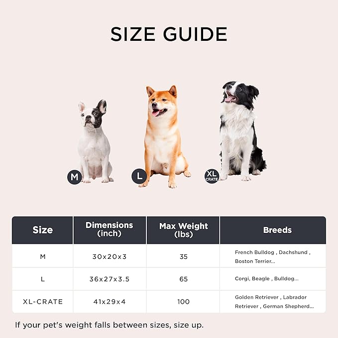 Bedsure Orthopedic Dog Bed for Medium Dogs - Flat Memory Foam Pet Mattress with Removable Washable Cover and Egg Crate Foam, Suitable for Pet Up to 35 lbs, 30x20x3 Inches, Navy