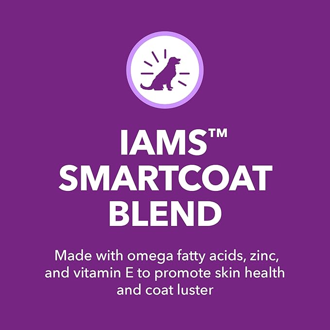 IAMS Advanced Health Skin & Coat Adult Dry Dog Food Chicken and Salmon Recipe, 36 lb. Bag