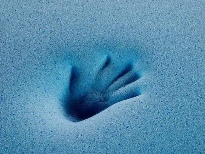 Dogbed4less Jumbo Orthopedic Memory Foam Dog Bed for Large Dogs with Durable Denim Cover, Waterproof Liner and Extra Pet Bed Case, 55X47X4 Inches