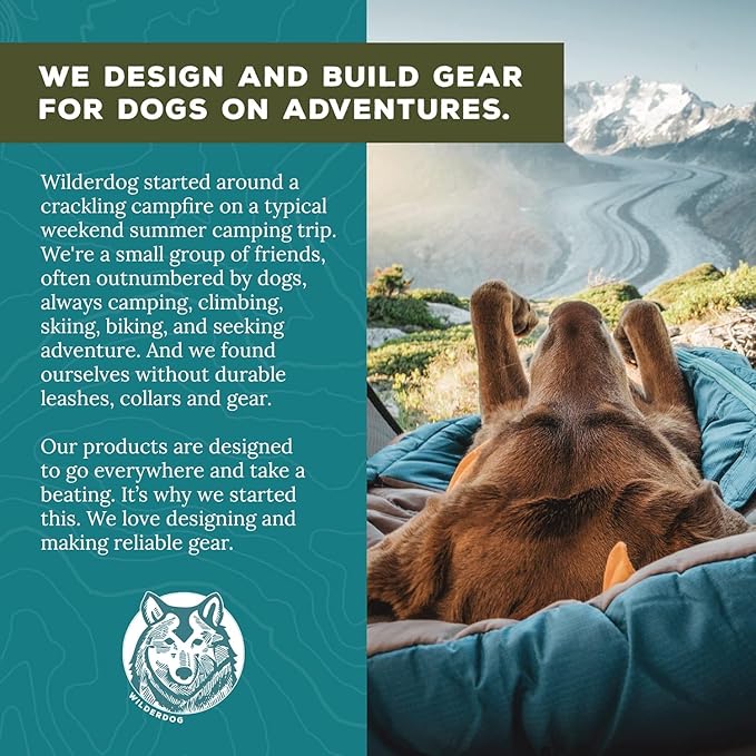 Wilderdog Lightweight Dog Harness with Reflective Straps - Medium - Pacific Blue