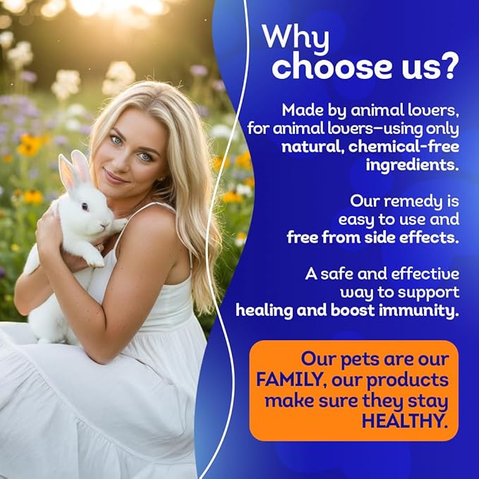 HA4E - Rabbit Skin & Fur Treatment - Natural, Homeopathic Tablets for Itch Relief & Comfortable Skin - 300 Tablets