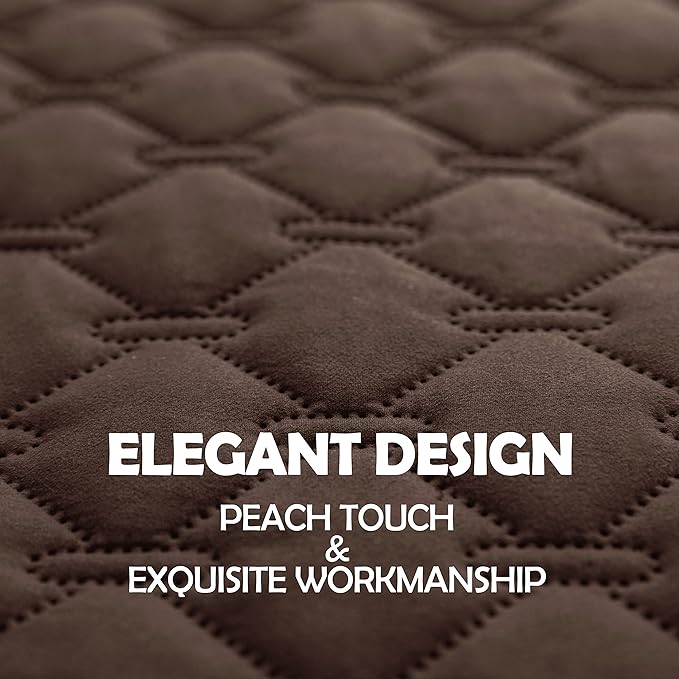 gogobunny 100% Double Sided Waterproof Dog Blanket Soft Pet Bed Cover Reversible Protect Furniture Couch Sofa Car for Puppy Cat Kids (Dark Chocolate/Light Chocolate, 30x80 Inch (Pack of 1))