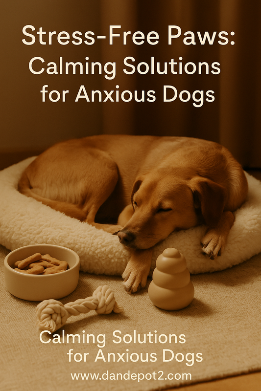 🐾 Stress-Free Paws: Calming Solutions for Anxious Dogs