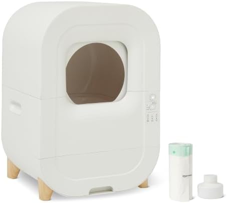 Amazon Basics Automatic Self-Cleaning Cat Litter Box by AmazonBasics