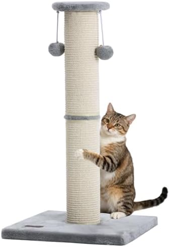 34" Cat Scratching Post with Replaceable Sisal Scratcher by Kilodor