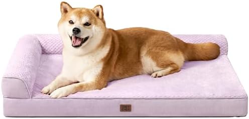 EHEYCIGA Memory Foam Dog Bed for Crate, Large Orthopedic Dog Bed by EHEYCIGA