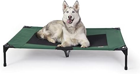K&H Outdoor Elevated Dog Bed, Cooling Raised Dog Bed, XL 50x32in by KHPetProducts
