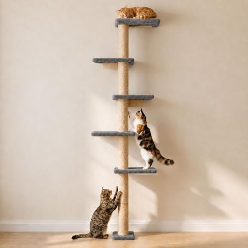 80-Inch Wall-Mounted Cat Tree by AGYM