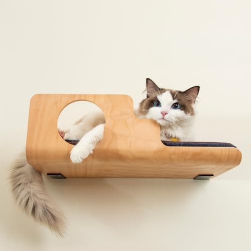 LIORCE Cat Wall Shelves, Creative Design Cat Shelf by LIORCE
