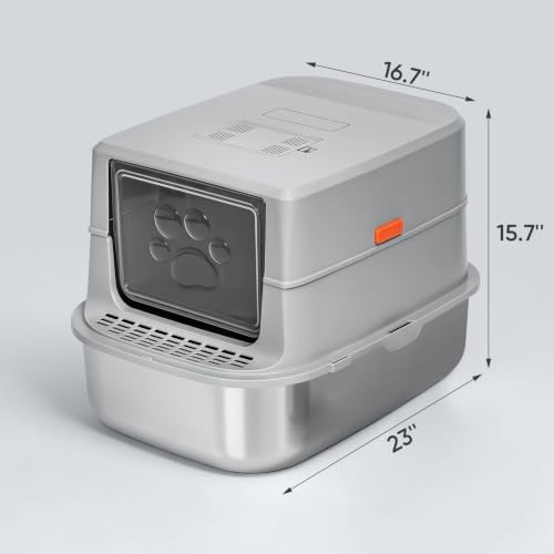 Stainless Steel Sifting Litter Box - Image 2