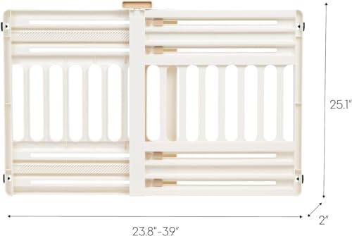 IRIS USA Pet Gate, Adjustable Width - Image 2