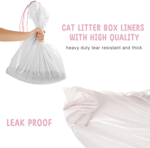 Tinlade 50 Count Jumbo Cat Litter Box Liners, 39 x 22 Inch - Image 4