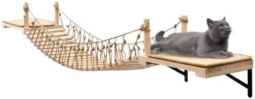 A.FATI Wall-Mounted Cat Roped Bridge Long by AFATI