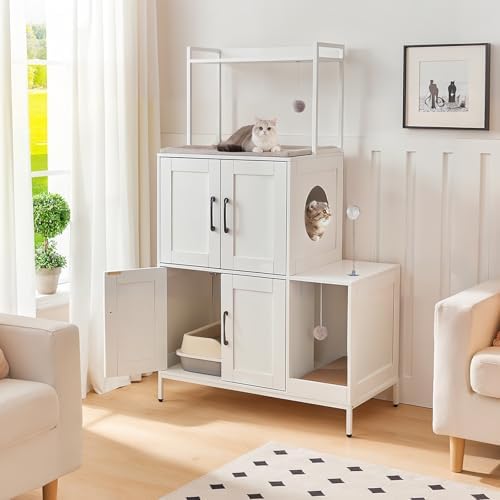 HOOBRO Litter Box Enclosure, Litter Box Furniture - Image 3