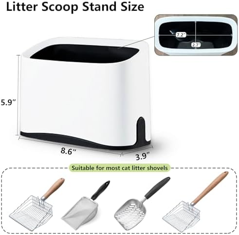 Cat Litter Scoop Holder, Scooper Storage Caddy, Scoop Stand - Image 3