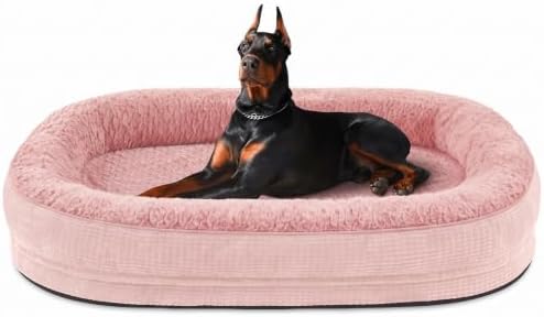 JOEJOY Orthopedic Dog Bed for Extra Large Dogs, Egg-Crate Memory Foam Pet Bed by JOEJOY