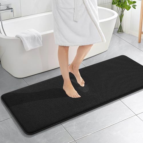 OLANLY Memory Foam Bathroom Runner Rugs 59x20, Absorbent Long Mat by OLANLY