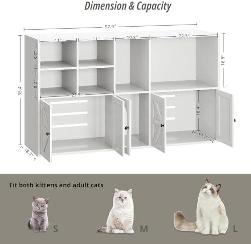 IRONCK Cat Litter Box Enclosure - Image 2