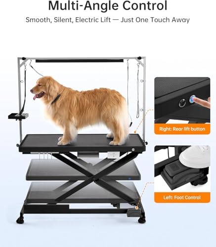POLIMO Professional LED Electric Dog Grooming Table - Image 4