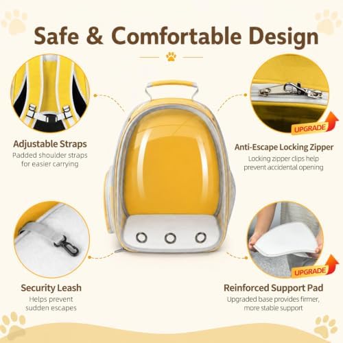 Cat Backpack Carrier Back Expandable Bubble Pet Carrier Backpack - Image 5
