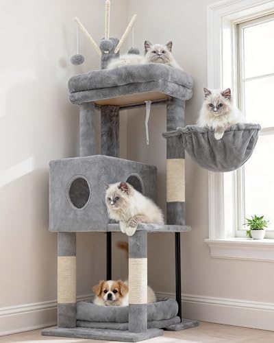 Heybly Cat Tree, 45.3" Cat Tower by HEYBLY