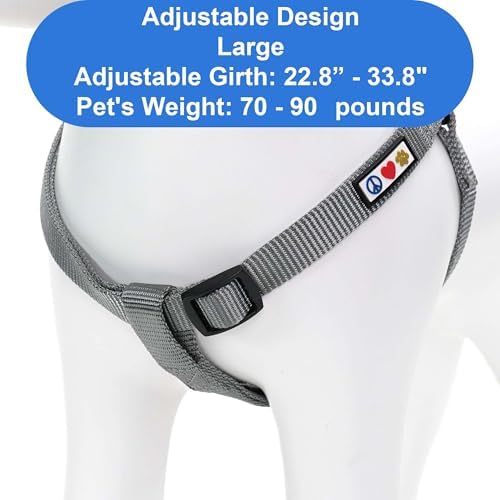 Pawtitas Solid Step-in Dog Harness – Adjustable No-Pull Vest - Image 3