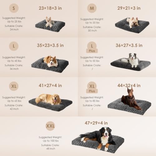 EHEYCIGA Washable Dog Beds Medium Sized Dog, 29x21 Inch Pet Bed - Image 3