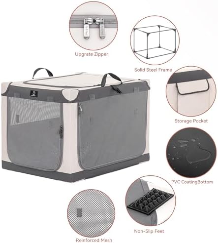 A 4 Pet 30-in Collapsible Soft Dog Crate, Medium Dogs - Image 3