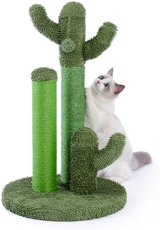 PAWZ Road Cat Scratching Post 27” Cactus Cat Scratcher by PAWZRoad