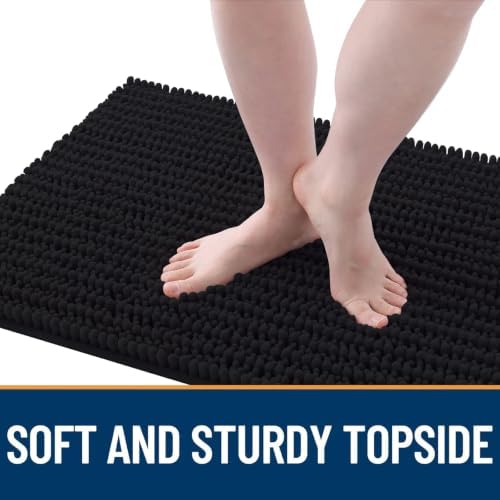 OLANLY Dog Door Mat for Muddy Paws 40x32, Ultra-Absorbent Chenille Mud Mat - Image 3