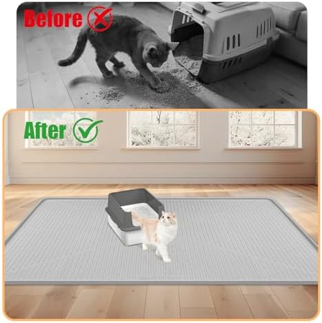 Silicone Cat Litter Mat 45" x 30" Cat Mat - Image 4