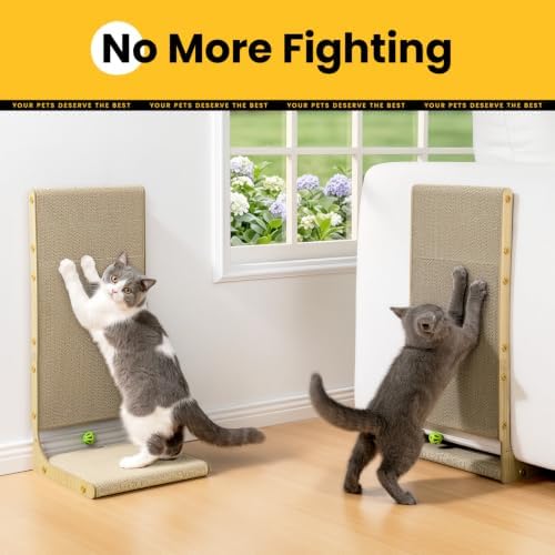 Conlun Cardboard L Shape Cat Scratcher 22" - Image 6