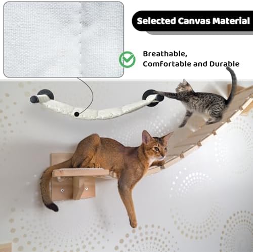 Cat Hammock Wall Mounted, 22.83 x 12.44 in - Image 4