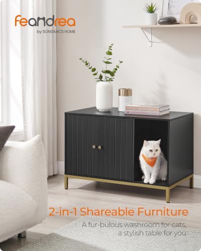 Feandrea Cat Litter Box Enclosure, - Image 2
