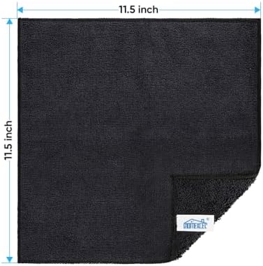 HOMEXCEL Black Microfiber Cleaning Cloth, Microfiber Towels - Image 7