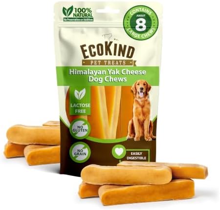 EcoKind Yak Cheese Himalayan Dog Chews, Yak Chews by EcoKindPetTreats