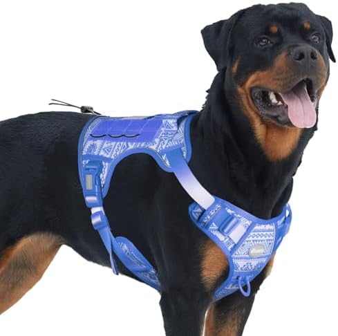 AUROTH Dog Harness for Large Dogs, No Pull Tactical Dog Vest Heavy Duty by AurothPets