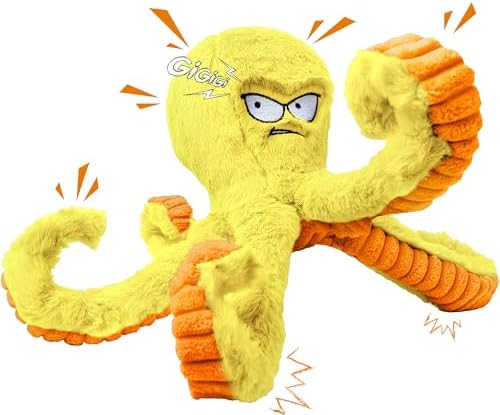 LEGEND SANDY Tough Dog Toys, Squeaky Large Dog Toy, Stuffed Puppy Chew Toys by LEGENDSANDY