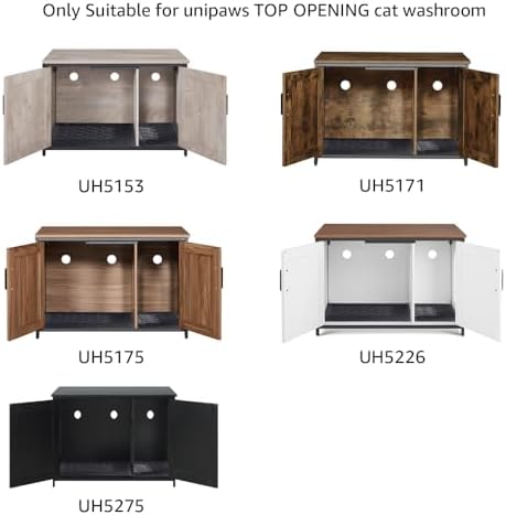 unipaws Cat Litter Trapping Mat, Litter Box Scatter Control Pad - Image 7