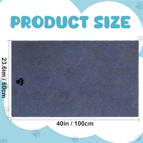 6 Pack Microfiber Dog Towels for Drying Dogs, Super Absorbent and Soft - Image 2