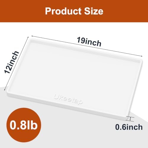19" x 12" Extra Thick Silicone Mat Waterproof - Image 7