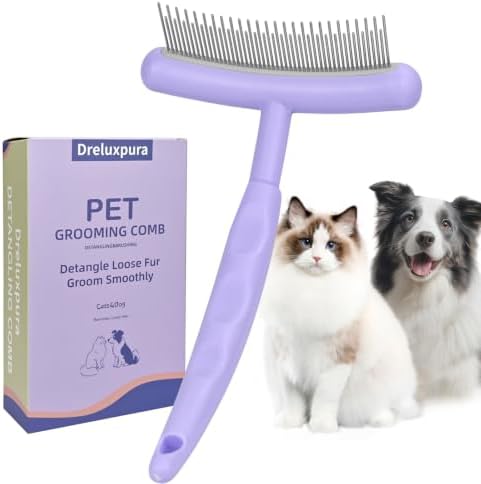 Stainless Steel Pet Dematting Deshedding Brush, Pet Grooming Tool by Unknown