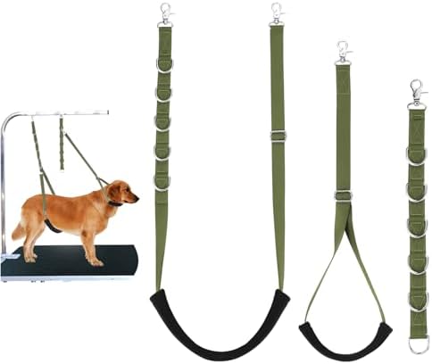 Dog Grooming Loops Supplies Pet Dog Grooming Belly Straps Belly Band Black Solf by FURSDOLY