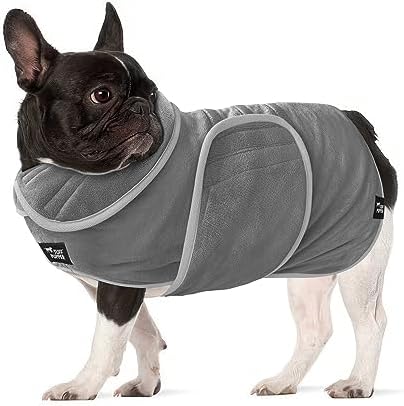 Tuff Pupper Fast Drying Dog Bath Robe | 800 GSM Plush Dog Towel by TuffPupper