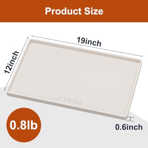 19" x 12" Extra Thick Silicone Mat Waterproof - Image 7